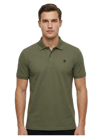 Lumberjack Polo - Military Green