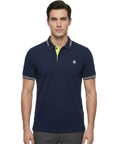 Lumberjack Polo - Navy Blue