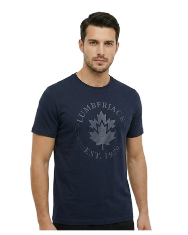 T-shirt Lumberjack Short-Sleeve - Navy Blue