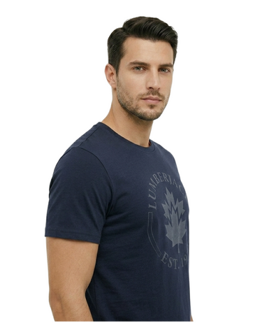 T-shirt Lumberjack Short-Sleeve - Navy Blue