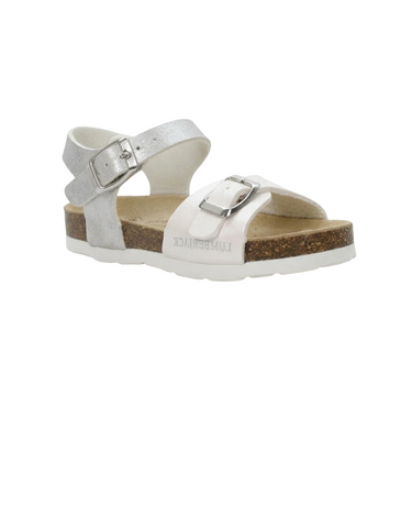 Sandals Lumberjack Bling - White