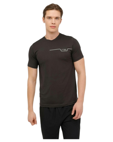 T-shirt Lumberjack Renato - Noir