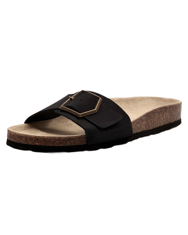 Claquette Lumberjack Heeled - Black