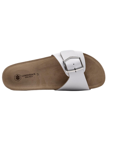 Claquette Lumberjack Heeled - White